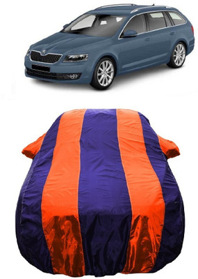 Wegather Car Cover For Skoda Octavia Combi (With Mirror Pockets)(Orange)