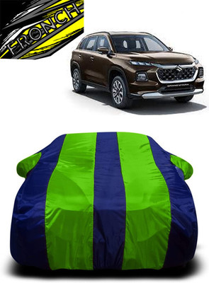 FRONCH Car Cover For Maruti Suzuki Grand Vitara (With Mirror Pockets)(Green, Blue)