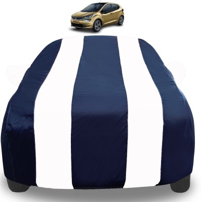 Auto Hub Car Cover For Tata Altroz (With Mirror Pockets)(White)