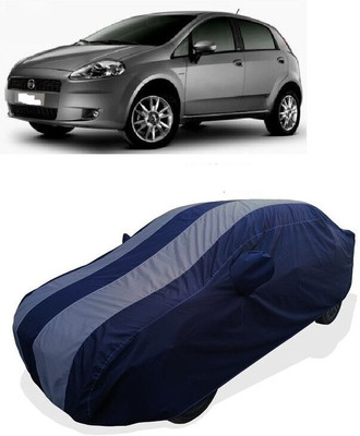 QLAX Car Cover For Maruti Punto Grande 1.2 (With Mirror Pockets)(Grey)