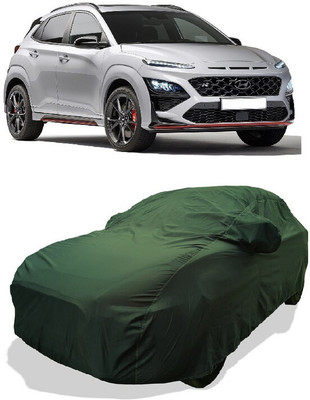 Coxtor Car Cover For Hyundai Kona (With Mirror Pockets)(Green)
