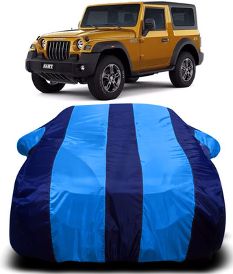 S Shine Max Car Cover For Mahindra Thar (With Mirror Pockets)(Multicolor)