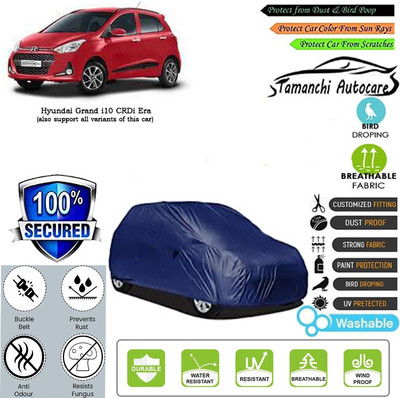 Tamanchi Autocare Car Cover For Hyundai Grand i10 CRDi Era(Blue)