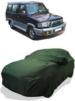 QLAX Car Cover For Maruti Qualis FS B1 (With Mirror Pockets)(Green)