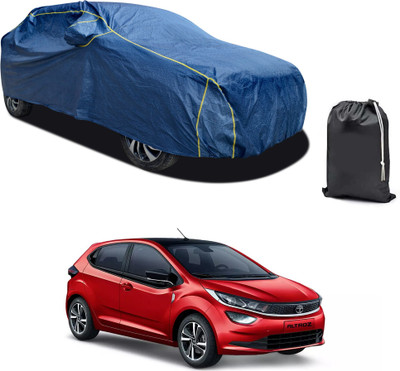 GOSHIV-car and bike accessories Car Cover For Tata Altroz (With Mirror Pockets)(Blue)
