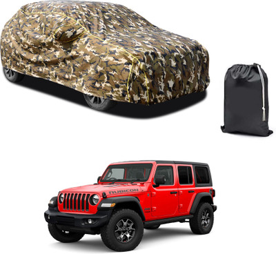 PAGORA Car Cover For Jeep Wrangler (With Mirror Pockets)(Yellow, For 2019, 2020, 2021, 2022, 2023 Models)
