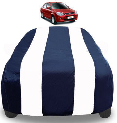 Amanzo Car Cover For Ford Ikon (With Mirror Pockets)(White)