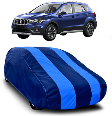 MoTRoX Car Cover For Maruti Suzuki S-Cross (Without Mirror Pockets)(Blue, Blue)