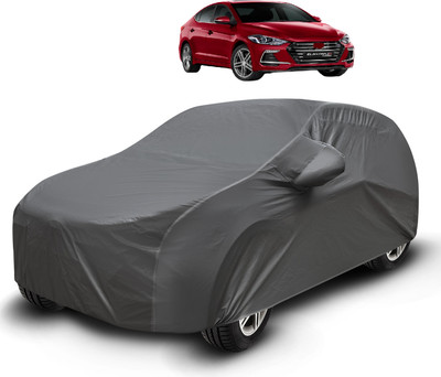Caronix Car Cover For Hyundai Elantra (With Mirror Pockets)(Grey)
