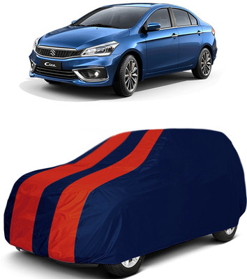 MoTRoX Car Cover For Maruti Suzuki Ciaz (Without Mirror Pockets)(Red, Blue)