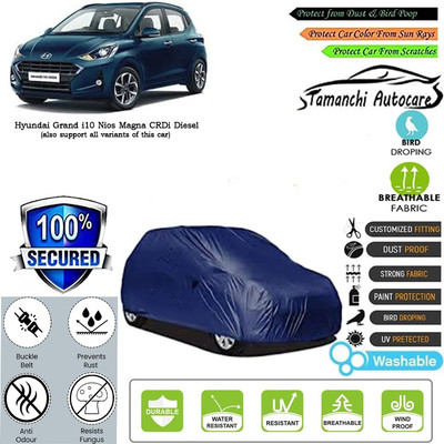 Tamanchi Autocare Car Cover For Hyundai Grand i10 Nios Magna CRDi Diesel(Blue)
