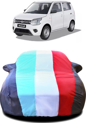 Duffel Car Cover For Maruti Suzuki Wagon R, Wagon R ABS, Wagon R CNG LXI Opt, Universal For Car (With Mirror Pockets)(Grey, Blue, White, Red)