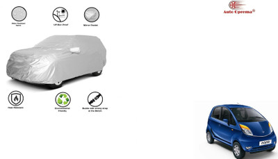 Auto Oprema Car Cover For Tata Nano (With Mirror Pockets)(Silver, For 2016, 2017, 2018, 2019, 2020, 2021, 2022 Models)