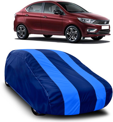 MoTRoX Car Cover For Tata Tigor (Without Mirror Pockets)(Blue, Blue)