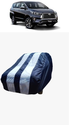 ATBROTHERS Car Cover For Toyota Innova 2.0L (Without Mirror Pockets)(White, Blue)