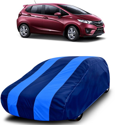 MoTRoX Car Cover For Honda Jazz (Without Mirror Pockets)(Blue, Blue)
