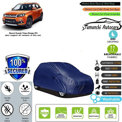 Tamanchi Autocare Car Cover For Maruti Suzuki Vitara Brezza ZDi(Blue)