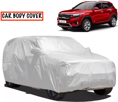 R Rayvin Star Car Cover For Kia SELTOS (With Mirror Pockets)(Multicolor)