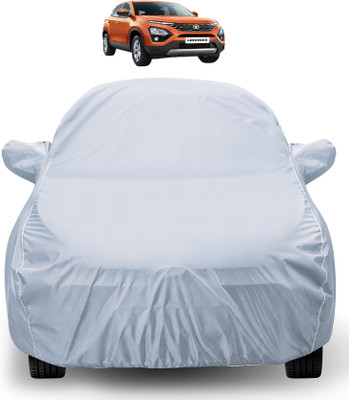 MOCKHE Car Cover For Tata Harrier (With Mirror Pockets)(Silver)