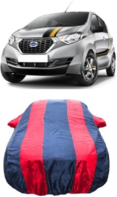 Wegather Car Cover For Datsun Redi GO Gold 1.0 (With Mirror Pockets)(Red)