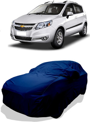 Coxtor Car Cover For Chevrolet Sail Hatchback 1.2 LS (With Mirror Pockets)(Blue)