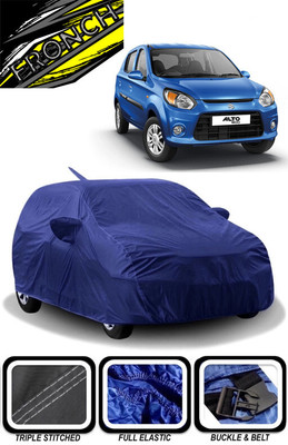 FRONCH Car Cover For Maruti Suzuki Alto 800 LXI S-CNG (With Mirror Pockets)(Blue)