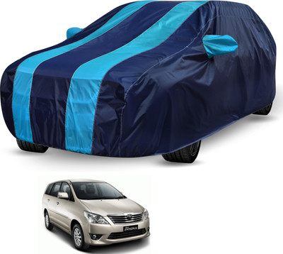 Auto Hub Car Cover For Toyota Innova (Without Mirror Pockets)(Black, Blue)