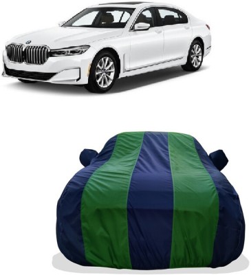 Tricway Car Cover For BMW 7 Series 730Ld M Sport Diesel (With Mirror Pockets)(Green)