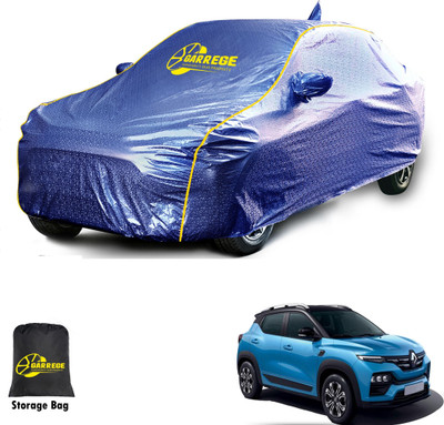 GARREGE Car Cover For Renault Kiger (With Mirror Pockets)(Blue, For 2021, 2022, 2023, 2024 Models)