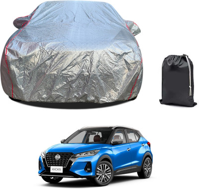 PAGORA Car Cover For Nissan Kicks (With Mirror Pockets)(Silver, For 2019, 2020, 2021, 2022, 2023 Models)