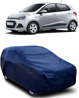 MoTRoX Car Cover For Hyundai i10 (Without Mirror Pockets)(Blue)