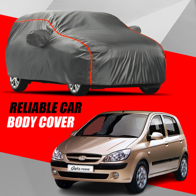 S Shine Max Car Cover For Hyundai Getz Prime (With Mirror Pockets)(Multicolor)