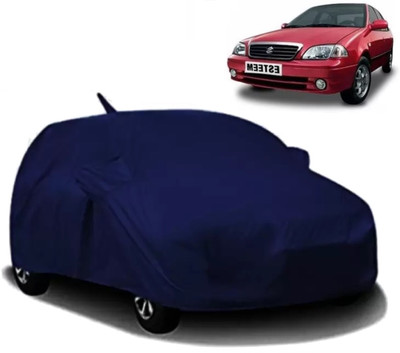 R Rayvin Star Car Cover For Mahindra Quanto (With Mirror Pockets)(Multicolor)