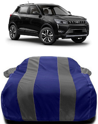 Autoprime Car Cover For Mahindra XUV300 W6 AMT Diesel (With Mirror Pockets)(Grey, Blue)