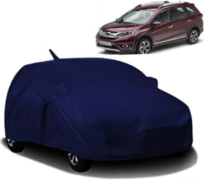 AXLOZ Car Cover For Honda BRV (With Mirror Pockets)(Blue)