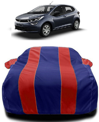 Autoprime Car Cover For Tata Altroz XT Petrol (With Mirror Pockets)(Red, Blue)