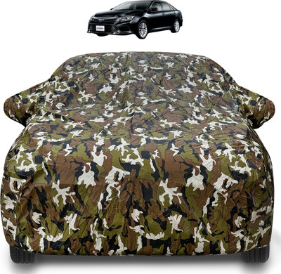 Auto Hub Car Cover For Toyota Camry (With Mirror Pockets)(Brown)