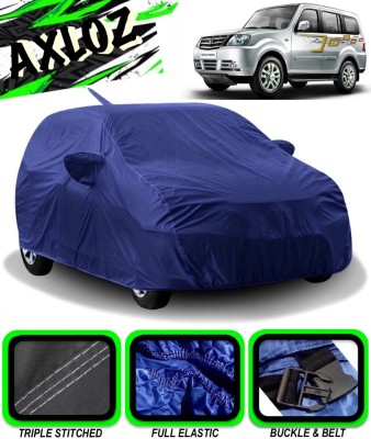 AXLOZ Car Cover For Tata Sumo Grande (With Mirror Pockets)(Blue)