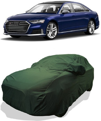 Coxtor Car Cover For Audi S8 (With Mirror Pockets)(Green)