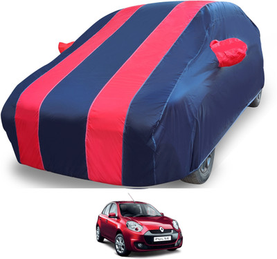 MOCKHE Car Cover For Renault Pulse (With Mirror Pockets)(Red)