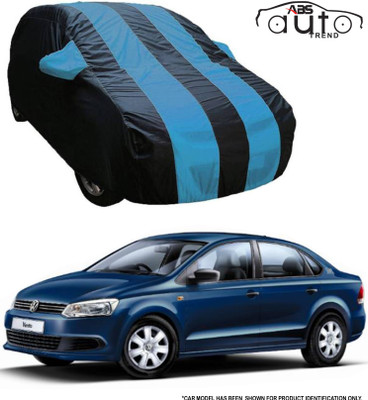 ABS AUTO TREND Car Cover For Volkswagen Vento (With Mirror Pockets)(Multicolor)
