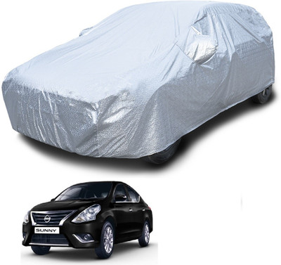 Euro Care Car Cover For Nissan Sunny (With Mirror Pockets)(Silver)