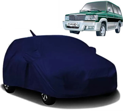 S Shine Max Car Cover For Toyota Qualis (With Mirror Pockets)(Blue)