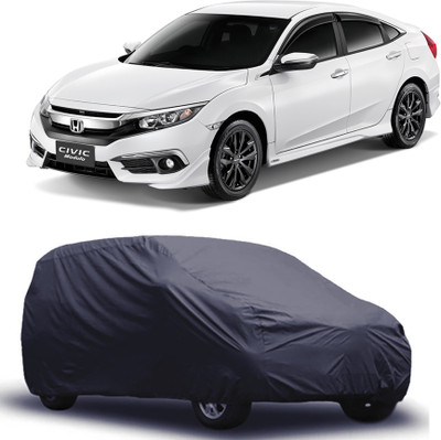 ROYAL AUTO MART Car Cover For Honda Civic (Without Mirror Pockets)(Grey)