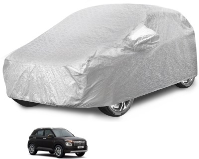 Caronix Car Cover For Hyundai Venue (With Mirror Pockets)(Silver)