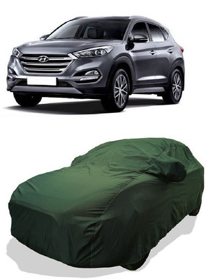 QLAX Car Cover For Maruti Tucson Executive 4WD (With Mirror Pockets)(Green)