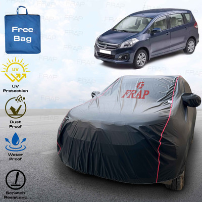 Frap Car Cover For Maruti Suzuki Ertiga, Ertiga EX, Ertiga LXI, Ertiga VXI (With Mirror Pockets)(Black, Red, For 2015, 2016, 2017 Models)