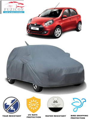 FUZICON Car Cover For Renault Pulse (With Mirror Pockets)(Grey)