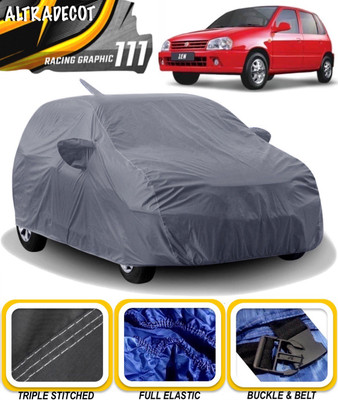 ALTRADECOT Car Cover For Maruti Suzuki Zen (With Mirror Pockets)(Grey)