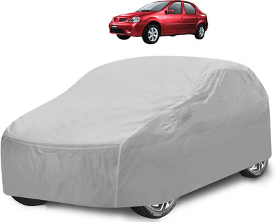 Caronix Car Cover For Mahindra Logan (With Mirror Pockets)(Silver)